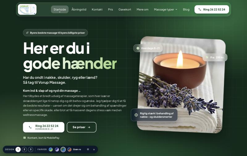 Forhåndsvisning af design 1, Moderne